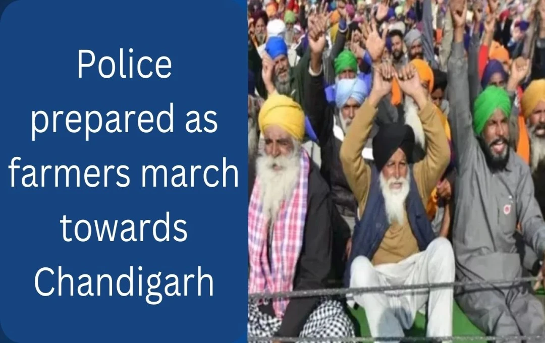 Punjab Farmers March on Chandigarh Demanding Land Reform and Loan Waivers