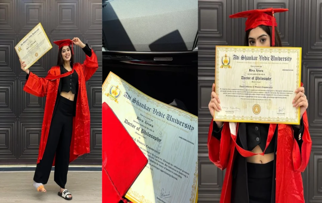 19-Year-Old Actress Reeva Arora Earns Doctorate Degree