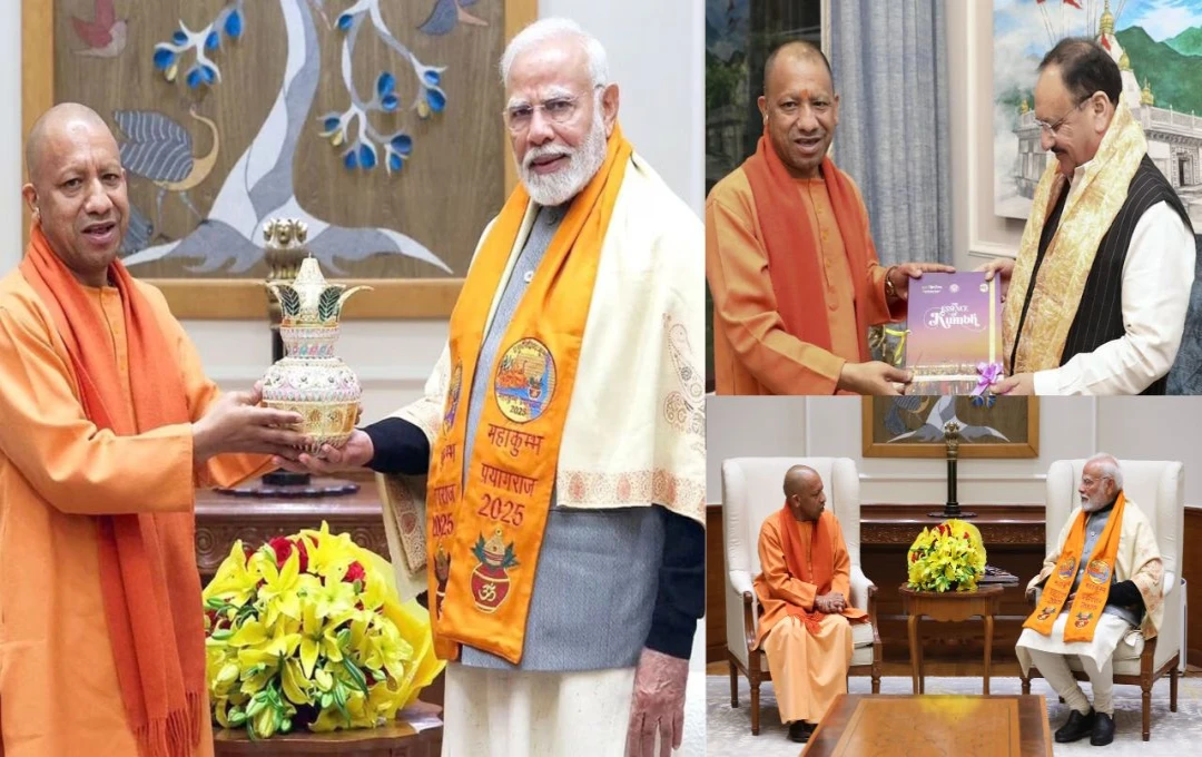 Yogi Adityanath Meets Modi, Discusses UP BJP Presidency & Cabinet Expansion