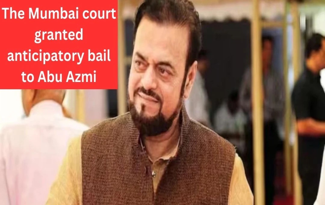 Indian MLA Abu Azmi Granted Anticipatory Bail in Aurangzeb Praise Case