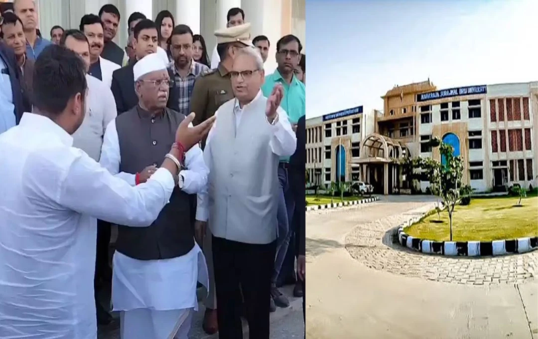 Governor Intervenes in Heated Confrontation at Rajasthan University