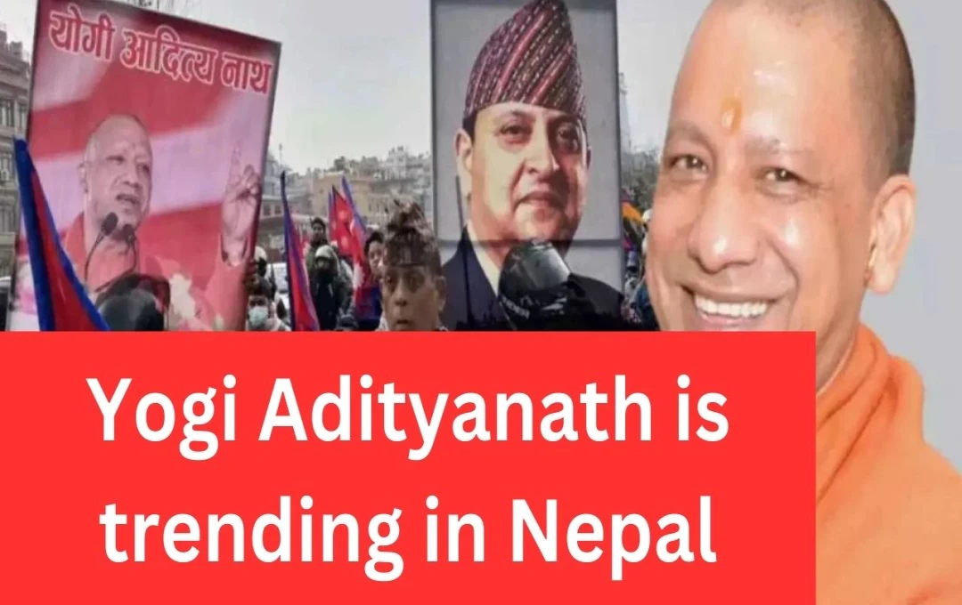 Yogi Adityanath Posters at Nepal Rally Spark Political Uproar