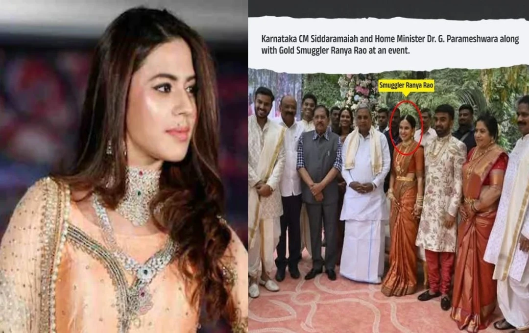 Ranya Rao's Dubai Gold Smuggling Case Entangles Karnataka Chief Minister