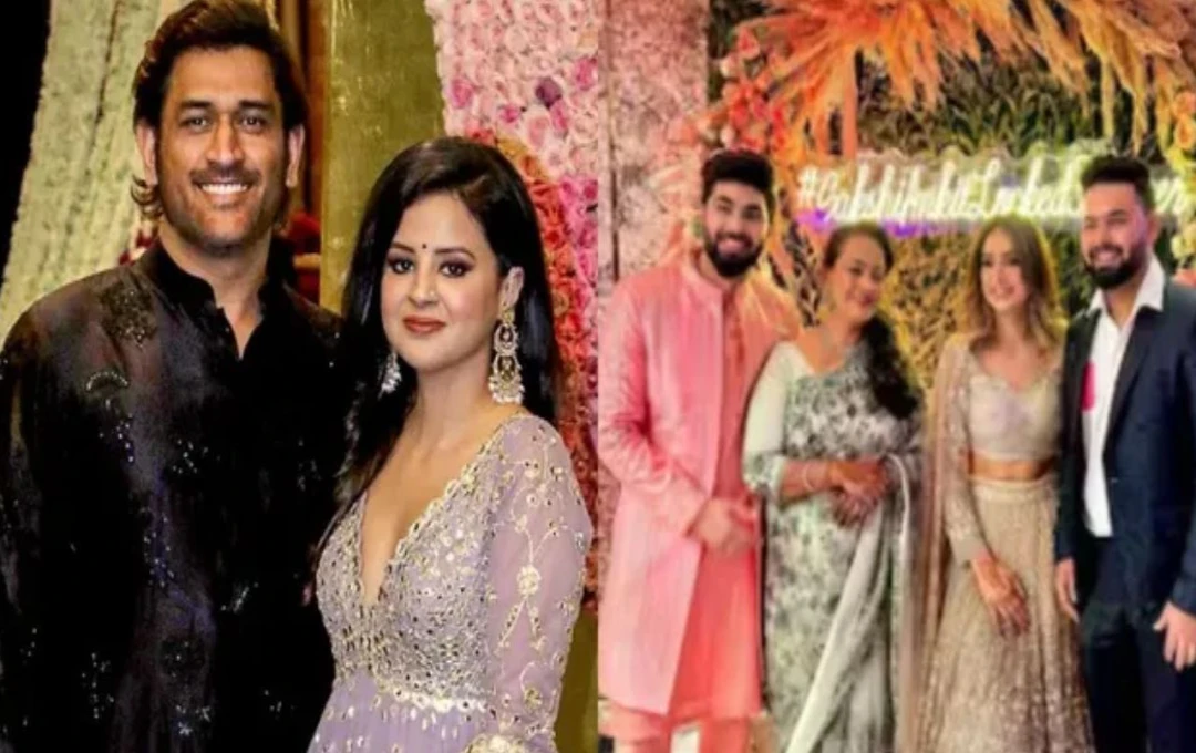 Dhoni and Raina Grace Rishabh Pant's Sister's Wedding Festivities