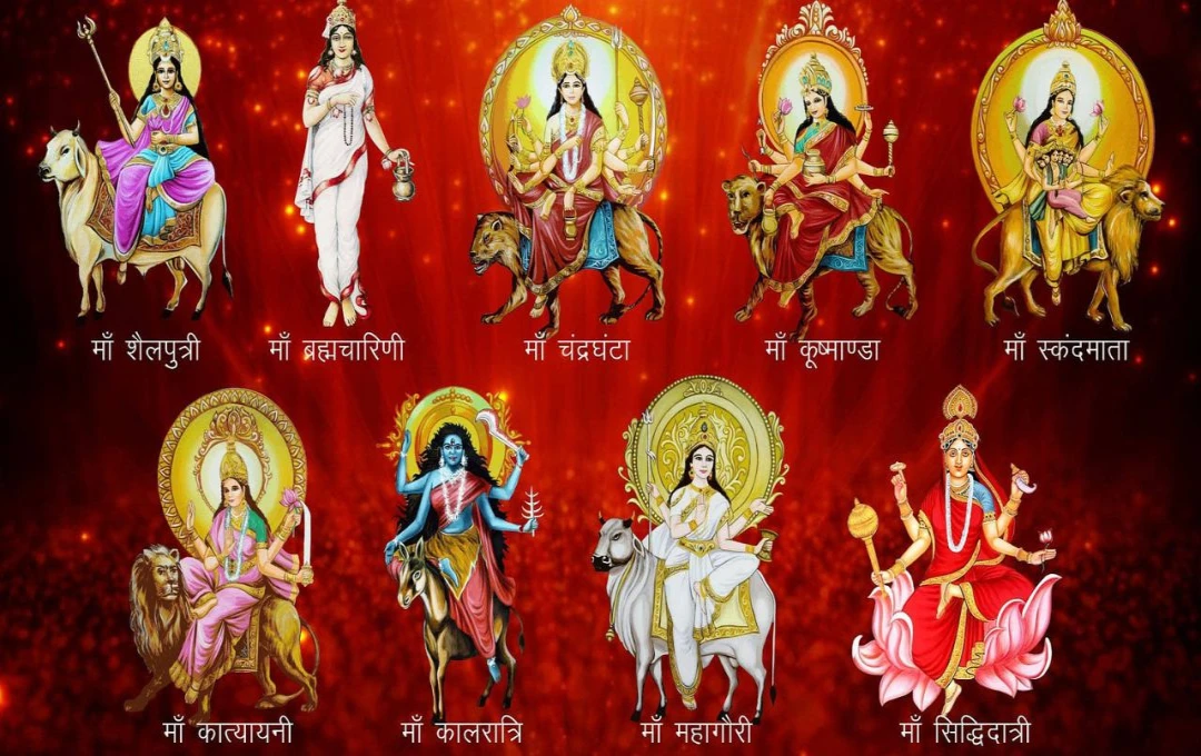 চৈত্র নবরাত্রি ২০২৫: হাতীতে আরোহণকারী দেবী দুর্গা ও পূজার বিস্তারিত নির্দেশনা
