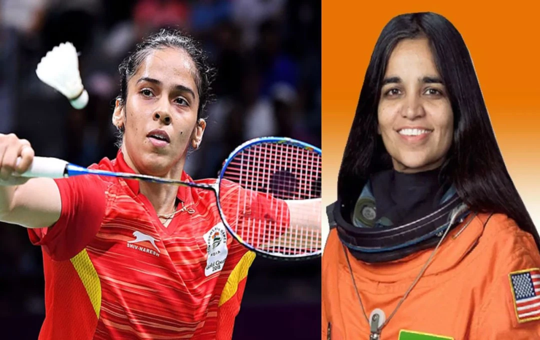 India Celebrates Two Icons: Kalpana Chawla and Saina Nehwal