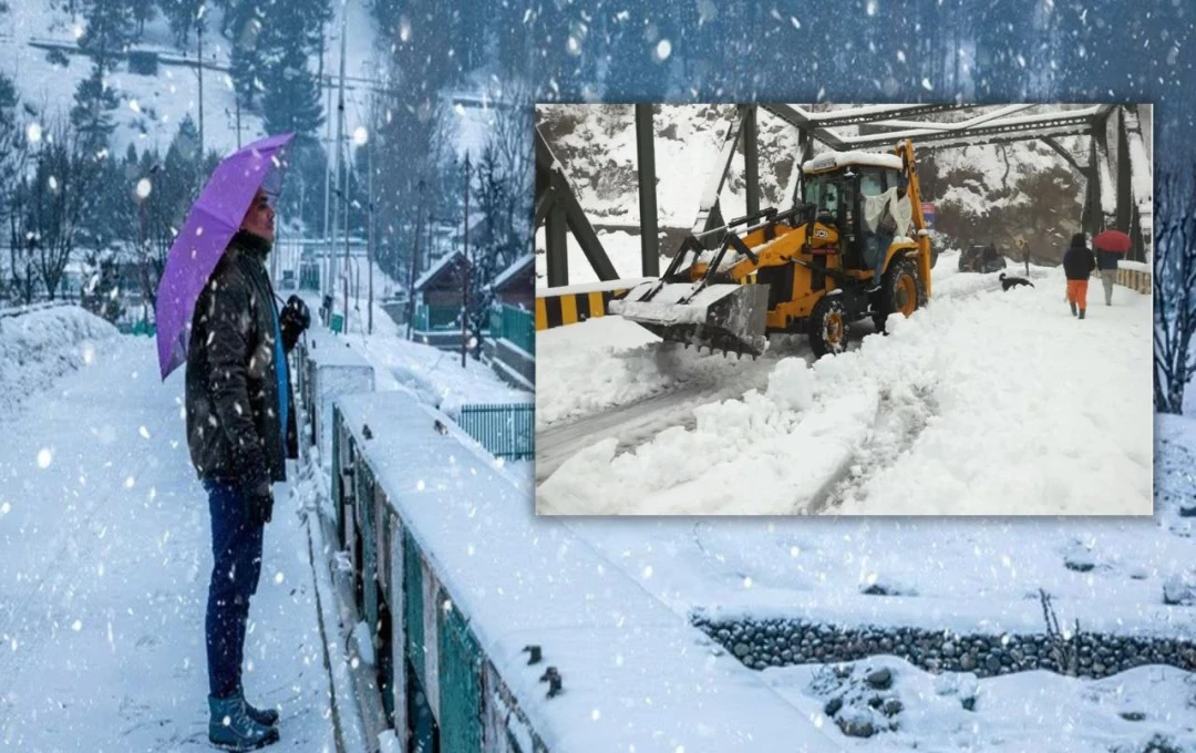 Uttarakhand Hit by Heavy Snowfall, Blocking Roads and Causing Widespread Disruptions