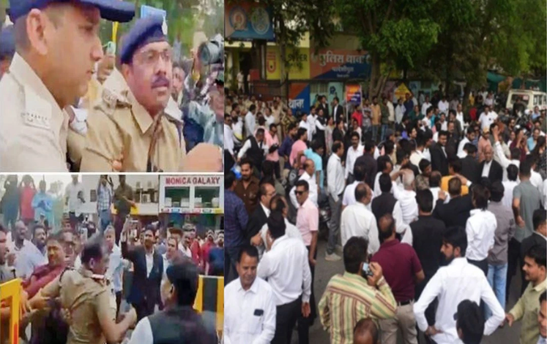 Indore: Lawyers and Police Clash Following Holi Dispute