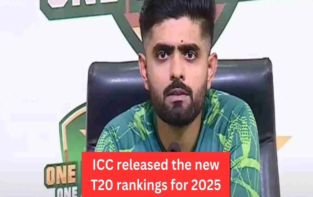 Babar Azam Slides in ICC T20 Rankings; Seifert Makes Meteoric Rise