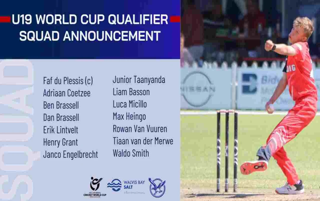 Namibian Under-19 Team Captained by Another Faf du Plessis