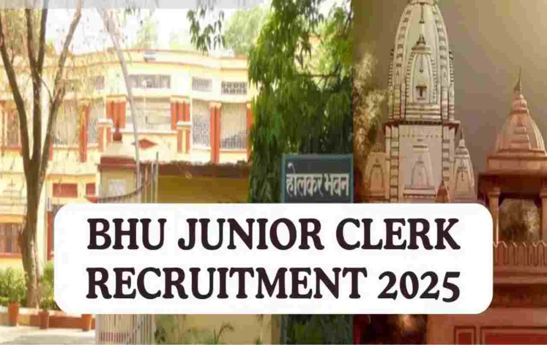 BHU Recruitment: जूनियर क्लर्क के 199 पदों पर भर्ती, आवेदन की अंतिम तिथि 17 अप्रैल