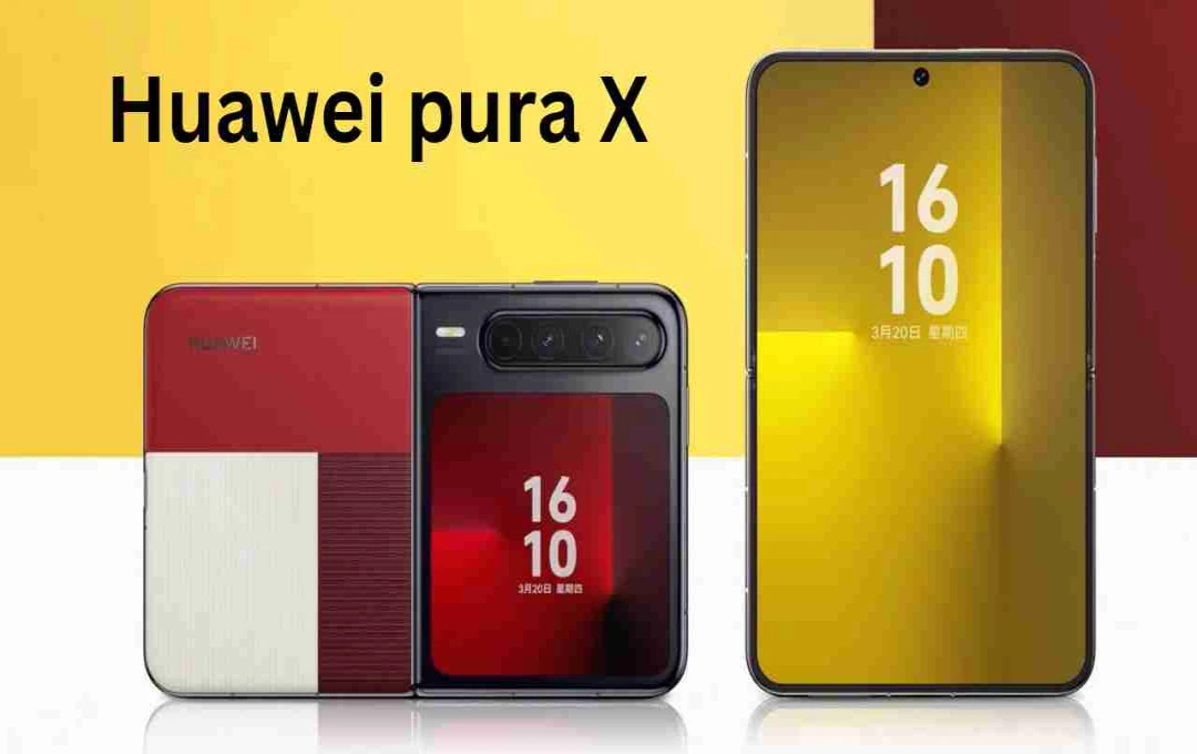 Huawei Pura X फोल्डेबल फोन लॉन्च, मिलेगा 6.3-इंच डिस्प्ले और 4720mAh बैटरी