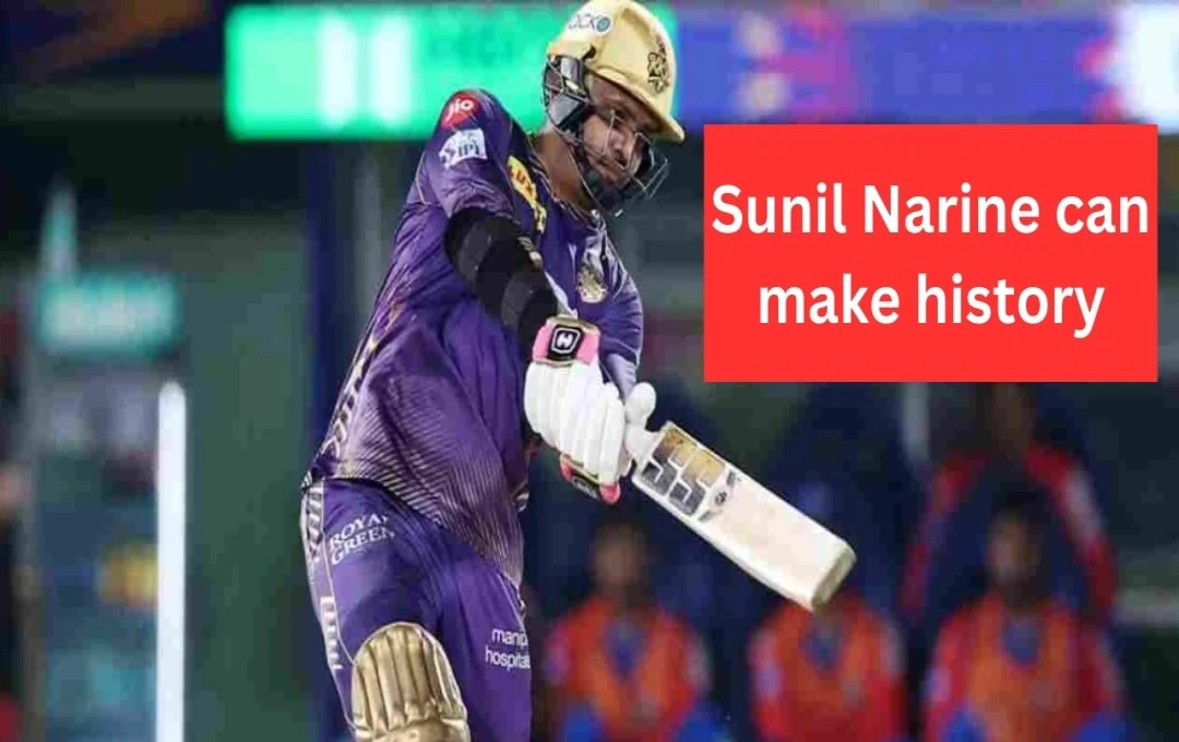 IPL 2025 Opener: Narine on the Cusp of 100 Sixes