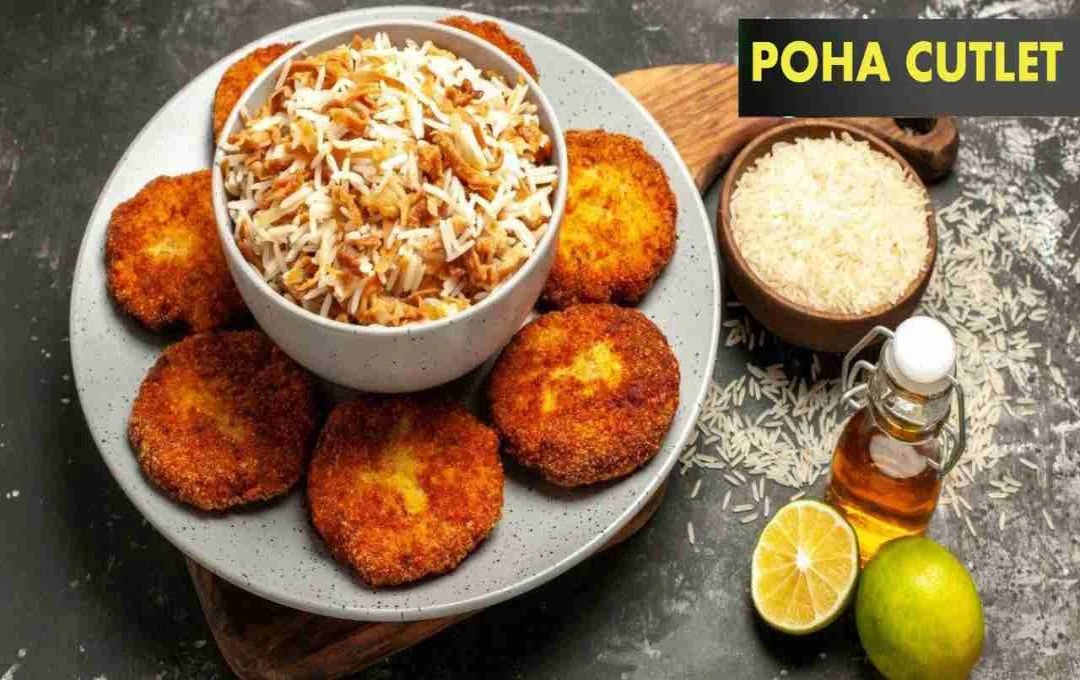 Crispy Poha Cutlets: A Healthy and Tasty Breakfast Recipe