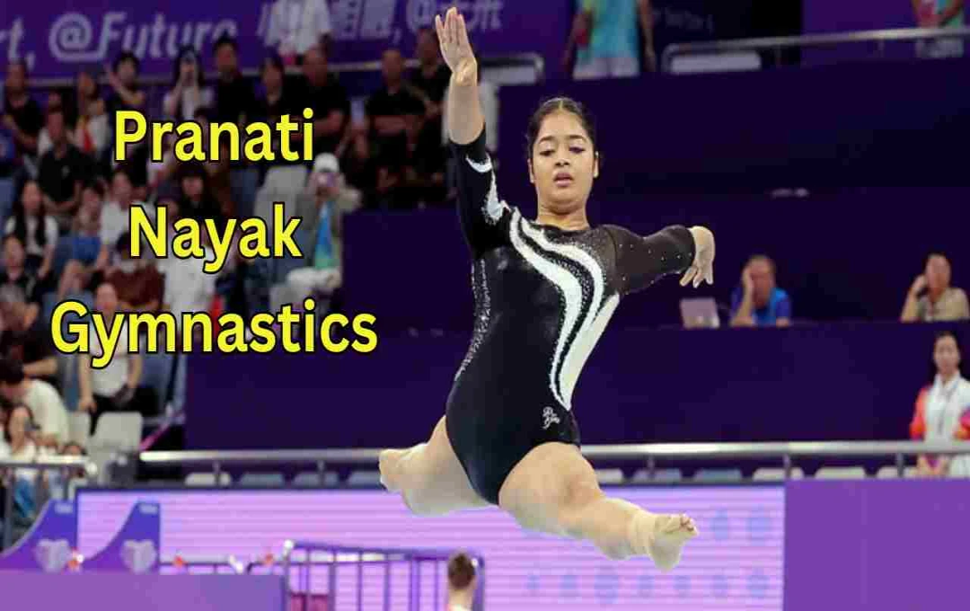 Indian Gymnast Pranati Nayak Wins Bronze at FIG Artistic Gymnastics World Cup