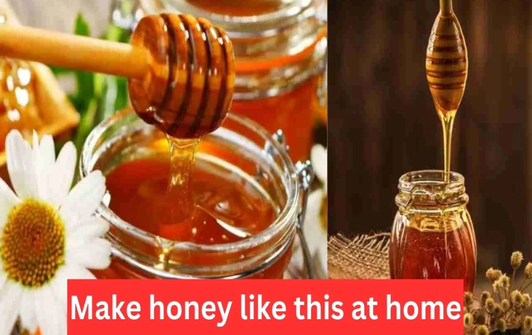 Make Pure Honey at Home with Just 3 Ingredients