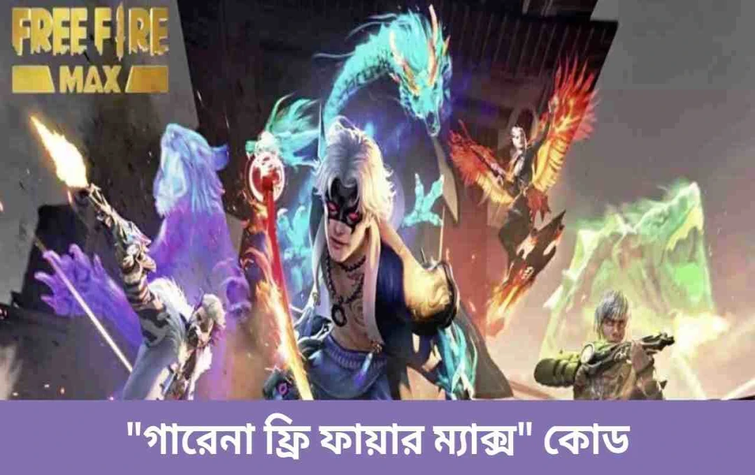 ফ্রি ফায়ার ম্যাক্স-এর জন্য আজকের এক্সক্লুসিভ রিডিম কোড