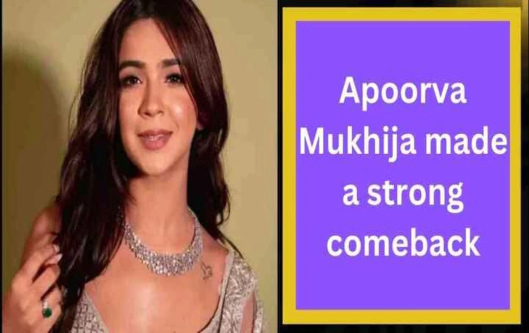 અપૂર્વા મુખીજાએ ધમકીઓનો સામનો કરી ઇન્સ્ટાગ્રામ પર કરી વાપસી