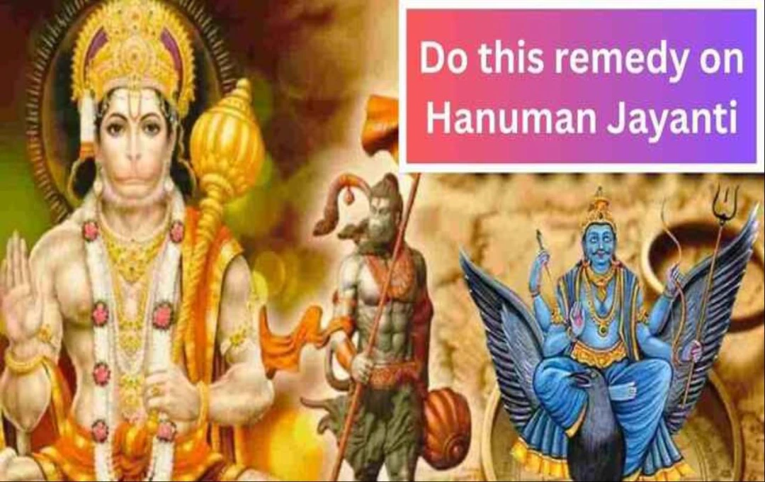 ਹਨੂਮਾਨ ਜਨਮੋਤਸਵ: ਸ਼ਨੀ ਦੋਸ਼ ਤੋਂ ਮੁਕਤੀ ਲਈ 3 ਸਰਲ ਉਪਾਅ