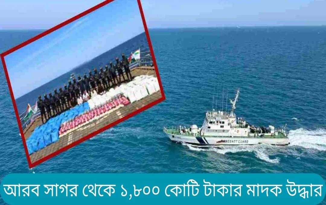 গুজরাটে ৩০০ কেজি মাদক জব্দ: যৌথ অভিযানে বড় সাফল্য