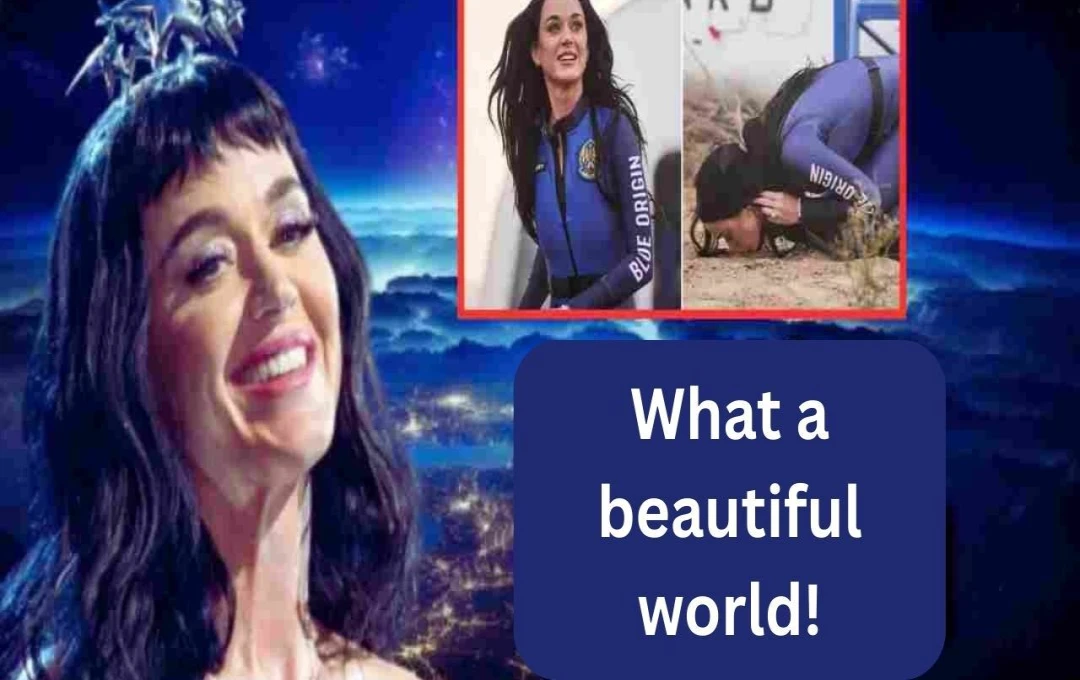 ক্যাটি পেরি: ইতিহাস সৃষ্টি করে মহাকাশ ভ্রমণ সম্পন্ন