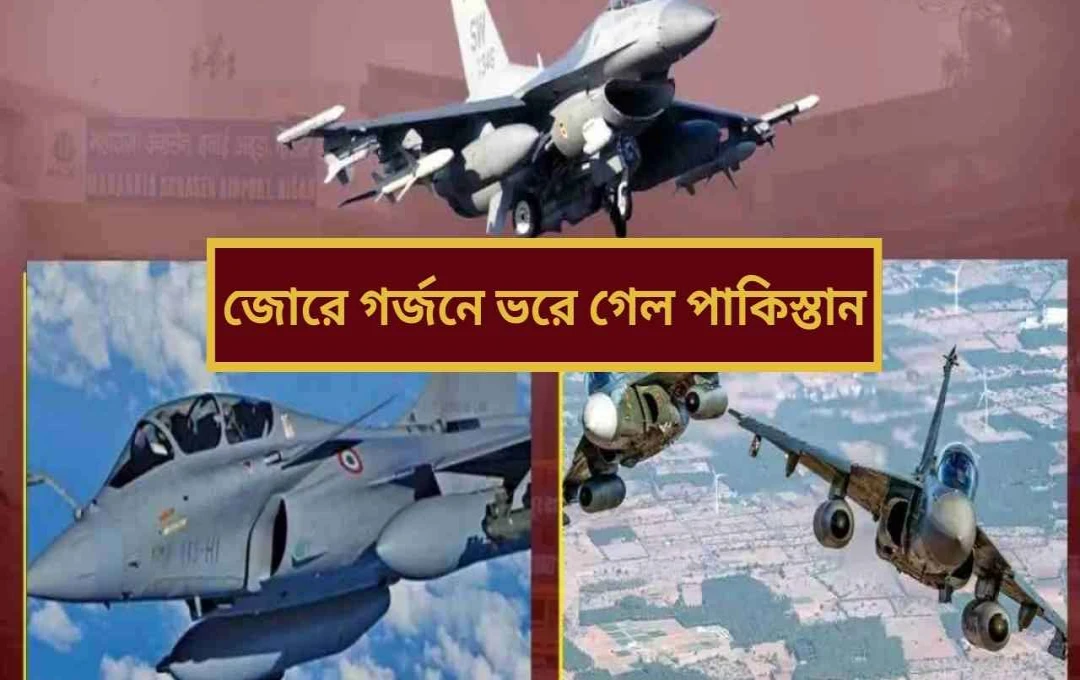 ভারতীয় বায়ুসেনার বৃহৎ যুদ্ধাভ্যাস: রাফেল ও সুখোইয়ের সমন্বিত প্রদর্শন