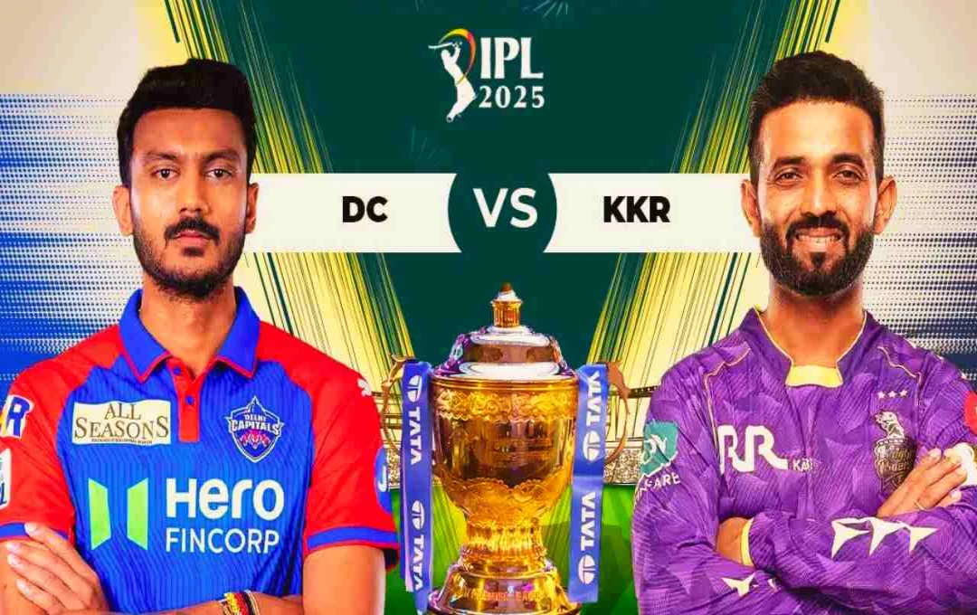 IPL 2025: आज केकेआर से भिड़ेगी दिल्ली कैपिटल्स, जानें पिच रिपोर्ट, मौसम और संभावित प्लेइंग इलेवन 