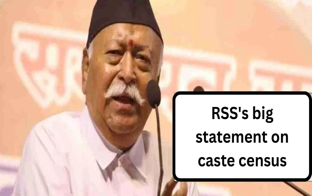 RSS Supports Caste Census, but Cautions Against Political Exploitation