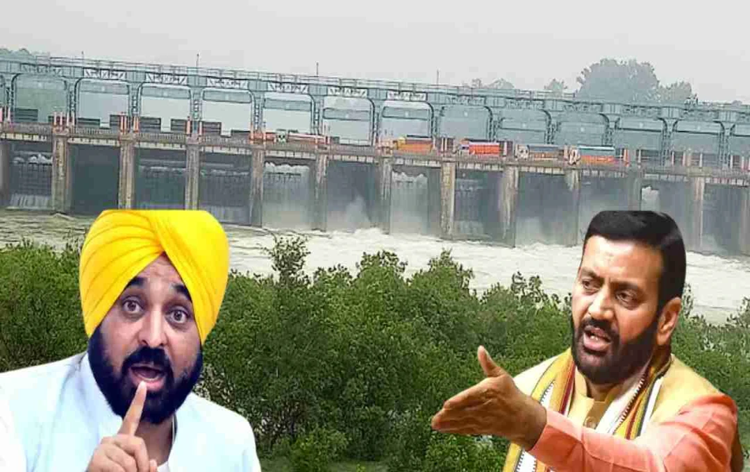 नंगल डैम पर हरियाणा-पंजाब जल विवाद! CM मान ने जताई चिंता, विरोध प्रदर्शन जारी