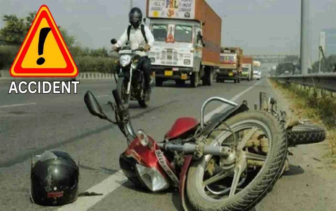 फतेहपुर हादसा: ट्री गार्ड से टकराई तेज रफ्तार बाइक, एक की दर्दनाक मौत