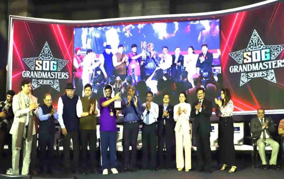SOG ग्रैंडमास्टर्स सीरीज़ 2025 का शानदार समापन; शतरंज, रम्मी और ब्लाइंड चेस में चमके भारत के ब्रेनमास्टर्स 