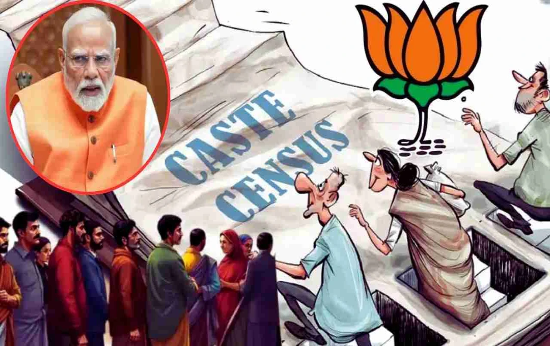 जाति जनगणना पर मोदी सरकार का मास्टरस्ट्रोक: 'मंडल 2.0' से 'कमंडल' का नया गठजोड़