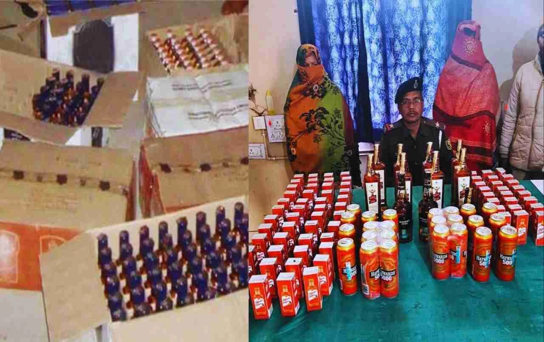 Six Women Arrested in Chandauli for Liquor Smuggling