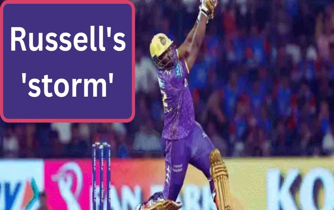 Andre Russell's Explosive Half-Century Powers KKR to Victory