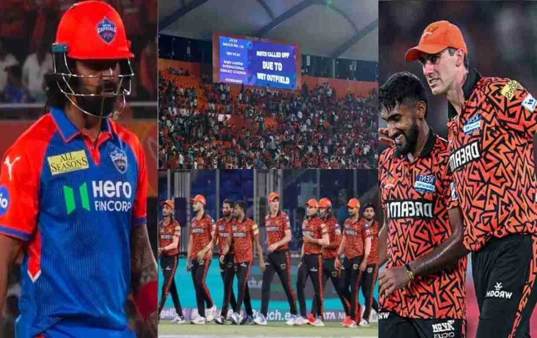 IPL 2025: Rain Abandons SRH vs DC Match, Eliminating Sunrisers Hyderabad