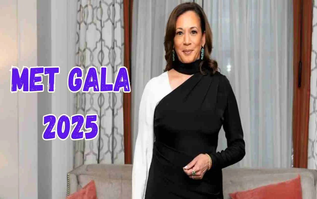 Kamala Harris Makes Stunning Met Gala Debut in Ib Kamara Gown