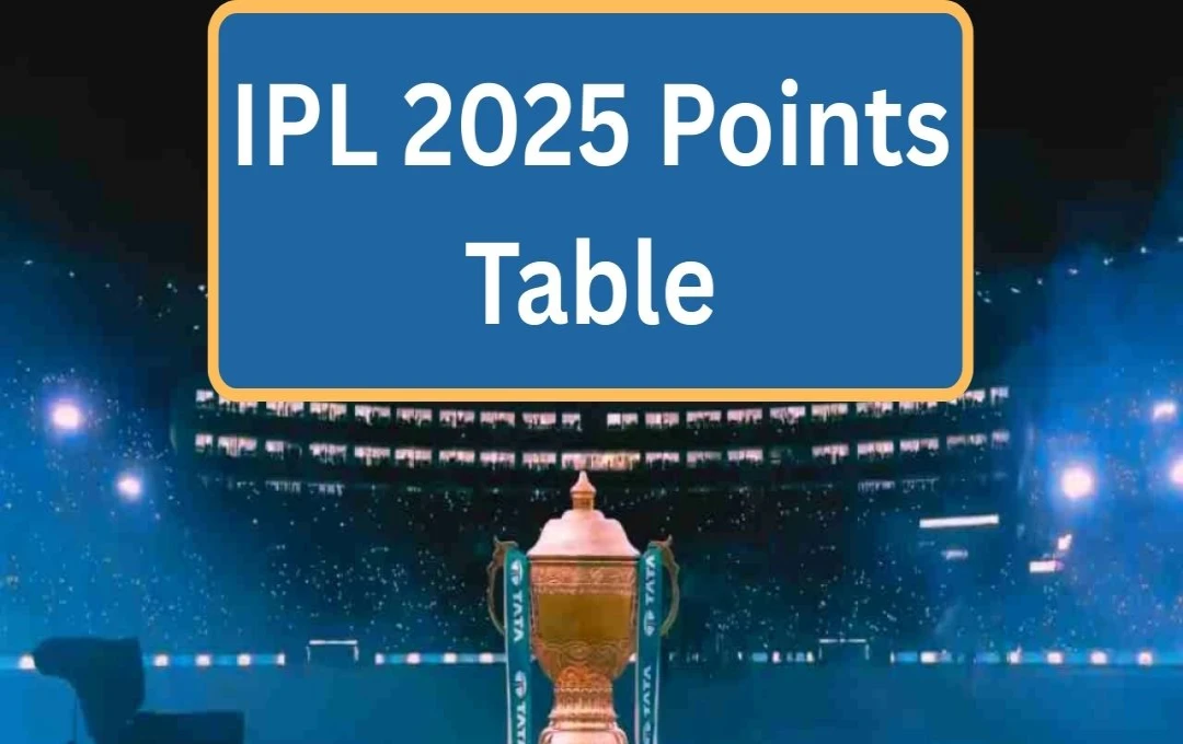Gujarat Titans' Victory Reshapes IPL 2025 Points Table