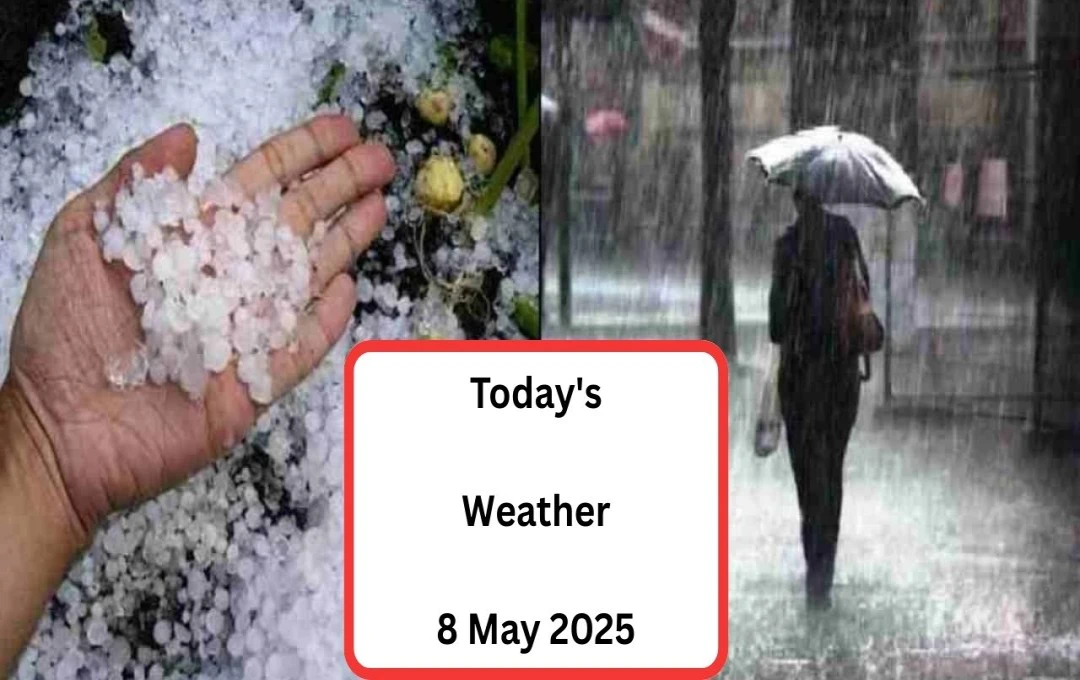 North India Experiences Unseasonal Rain, Hail, and Strong Winds