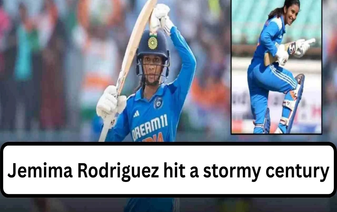 Jemimah Rodrigues Smacks Century, Powers India to Victory in Women's ODI Tri-Series