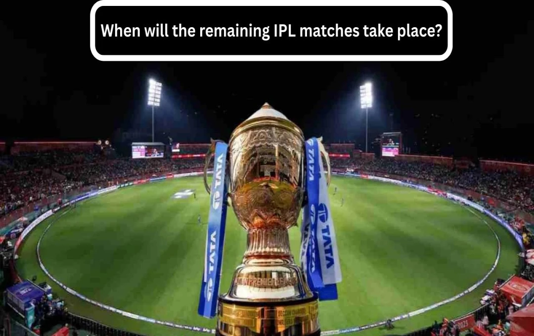 IPL 2025 Resumption Imminent: Revised Schedule Expected Monday