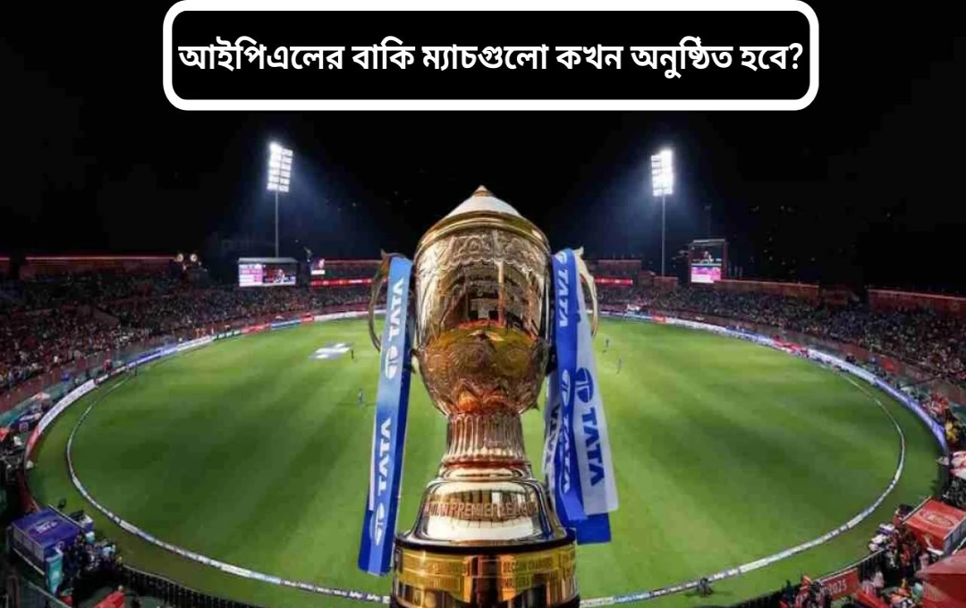 ভারত-পাকিস্তান যুদ্ধবিরতি: আইপিএল ২০২৫ এর বাকি ম্যাচের সম্ভাব্য সময়সূচী