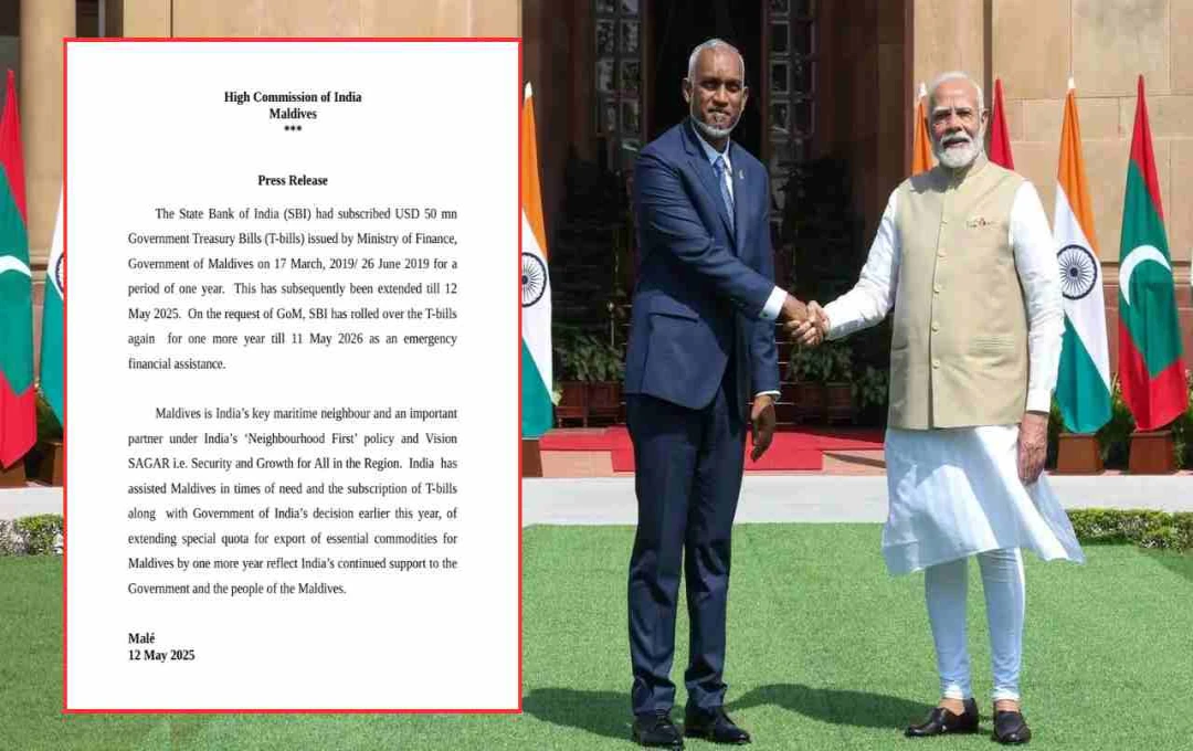 India Extends US$50 Million in Financial Aid to the Maldives