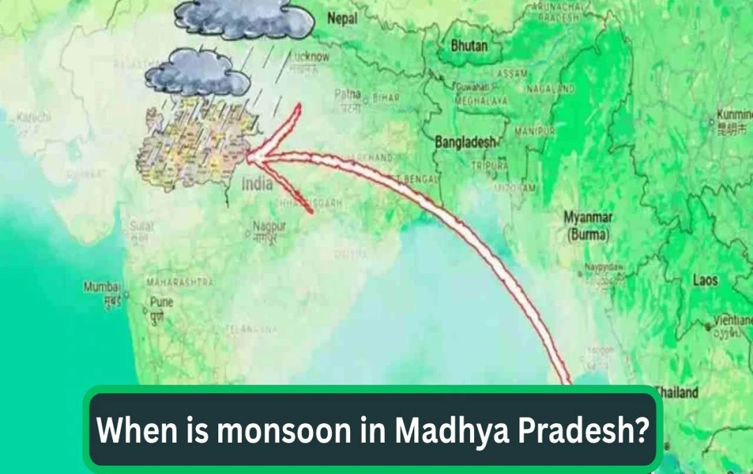 Madhya Pradesh Expects Above-Average Monsoon Rainfall Starting June 15th