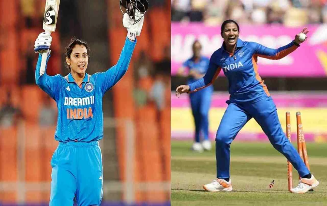 ICC ODI Rankings: स्मृति मंधाना की रैंकिंग में सुधार, हासिल किया दूसरा स्थान, स्नेह राणा की भी चमकी किस्मत