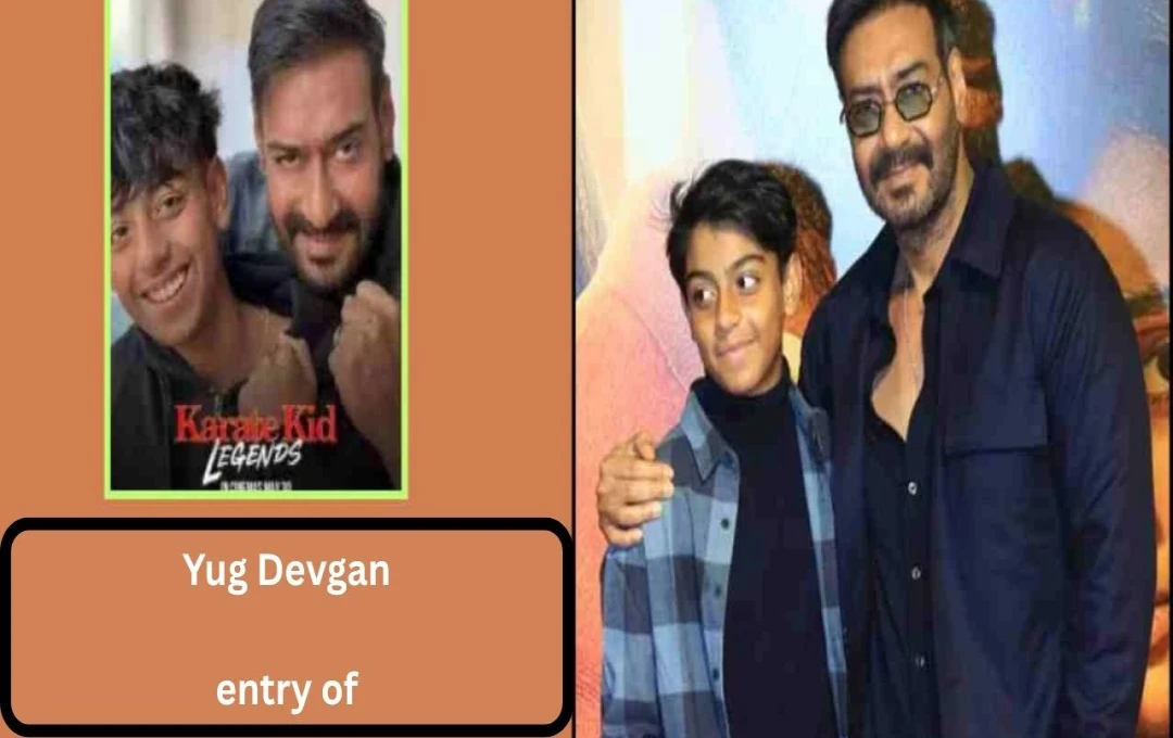 Ajay Devgn's Son, Yug, Makes Voice Acting Debut in 'Karate Kid Legends'