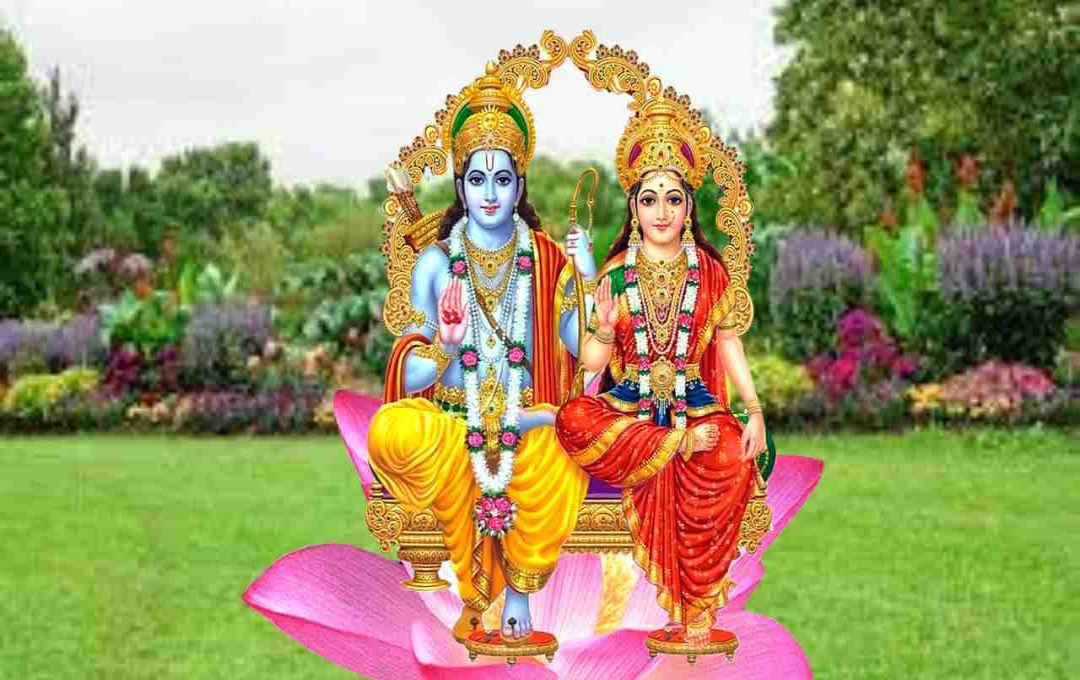 Lord Rama and Mother Sita's First Meeting: A Love Story from the Ramayana