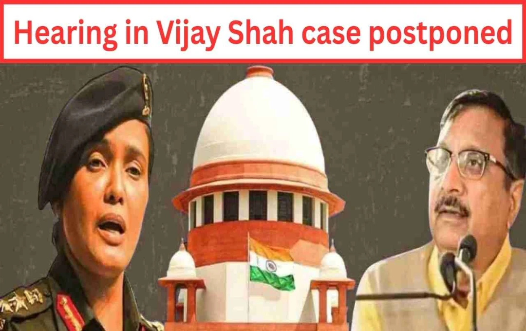मंत्री विजय शाह यांच्यावर कर्नल सोफिया कुरैशी यांच्याबाबतच्या वादग्रस्त विधानाचा वाद