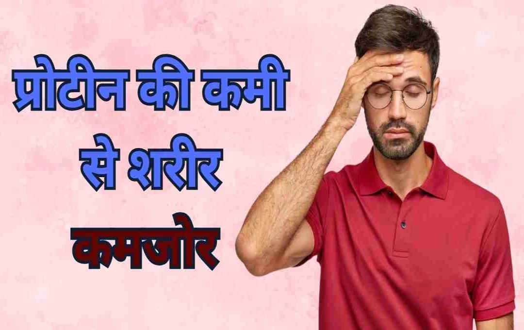 प्रोटीन की कमी के खतरे: जानिए शरीर में कमजोरी के प्रमुख संकेत और बचाव के उपाय