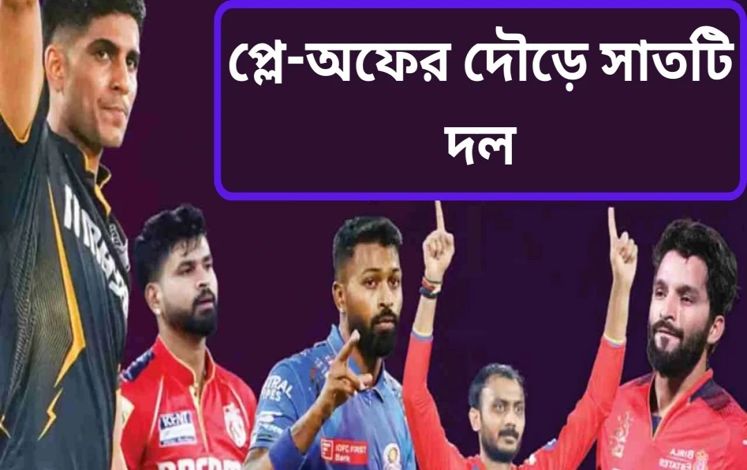 আইপিএল ২০২৫: ১৭টি ম্যাচ বাকি, গুজরাট টাইটানস শীর্ষে
