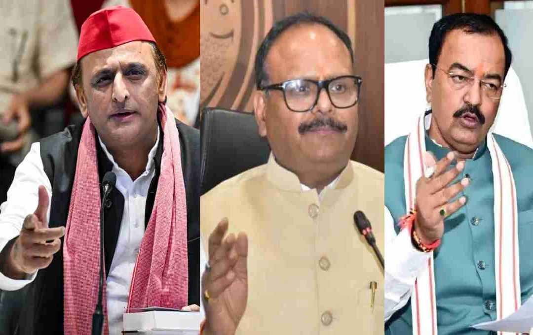 यूपी में सियासी घमासान: अखिलेश, ब्रजेश और केशव के बीच तनातनी पर आचार्य प्रमोद ने किया कमेंट